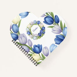 Cuaderno Serenidad en la decoración de la casa floral en el