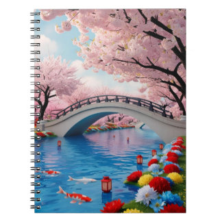 Cuaderno Serenidad por el puente Sakura
