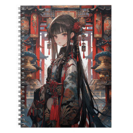 Cuaderno Serenidad Sedosa: Encantadora del Anime del Bosque