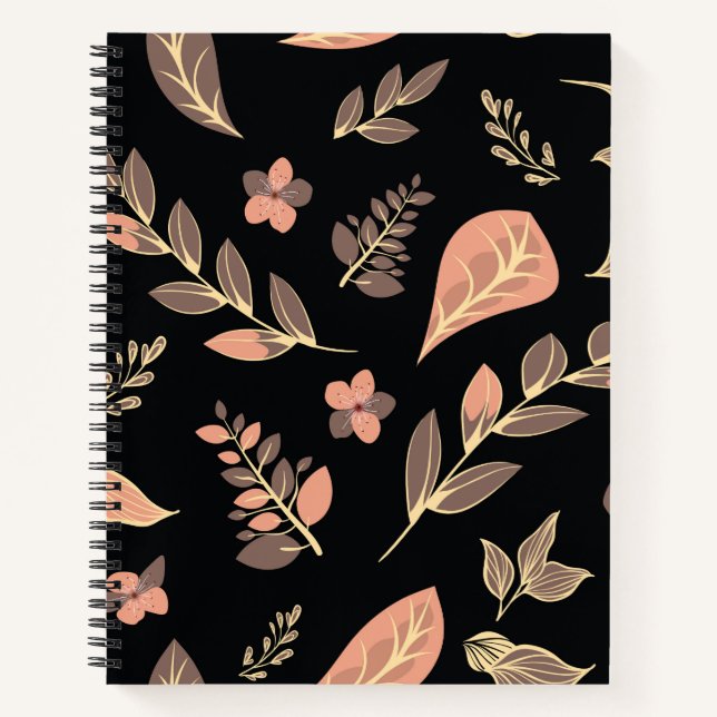 Cuaderno Serie de diseño de flores (Anverso)