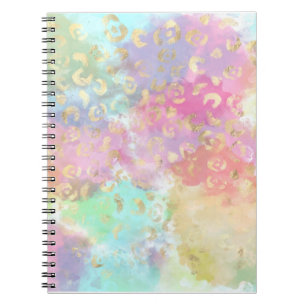 Cuaderno Serie de diseño de pintura de leopardo 2