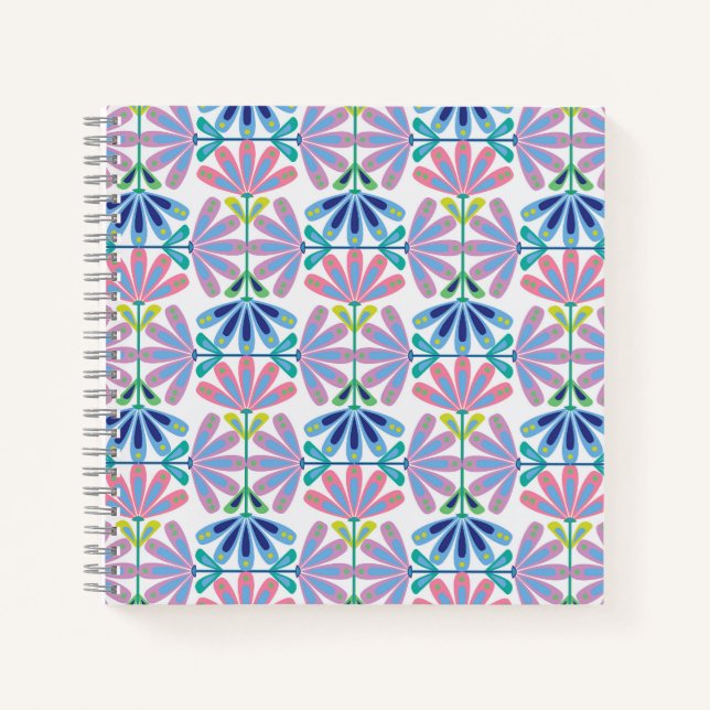 Cuaderno Serie floral retro (Anverso)