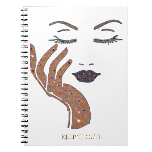 CUADERNO SERIE KEEP IT CUTE - MARRÓN (Frente)