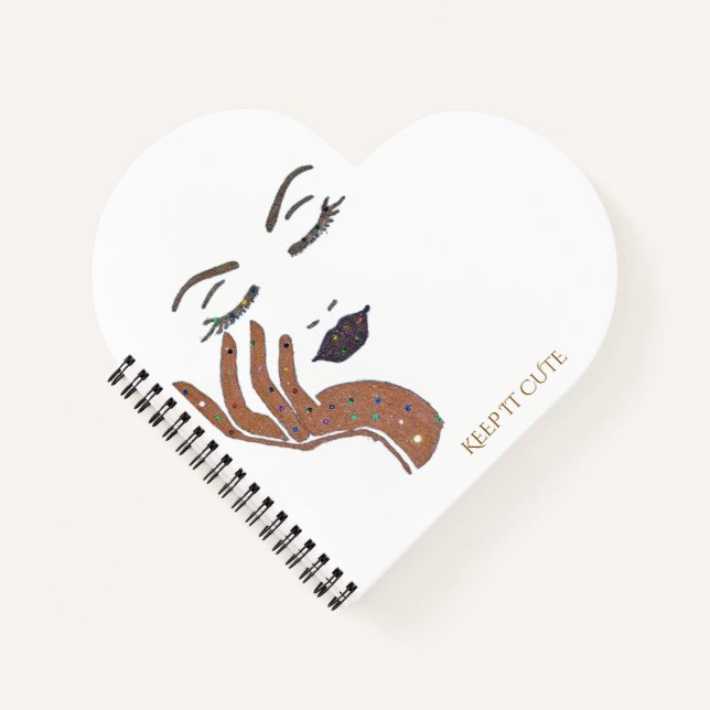 CUADERNO SERIE KEEP IT CUTE - MARRÓN (Anverso)