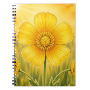 Cuaderno Serie Radiantes Pétalos - Botón de Oro