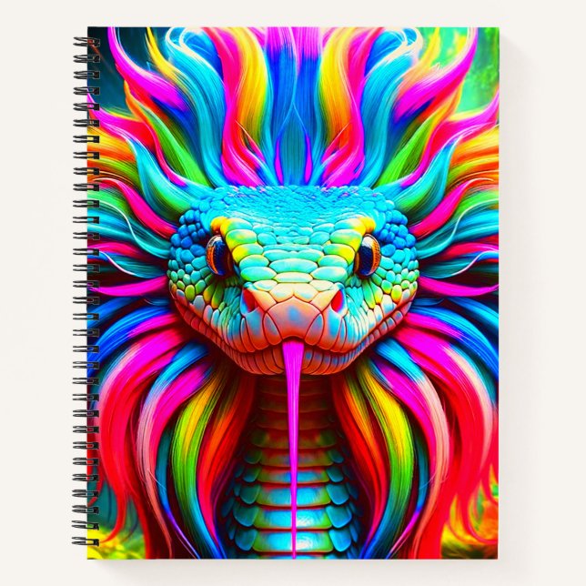 Cuaderno Serpiente arcoiris (Anverso)