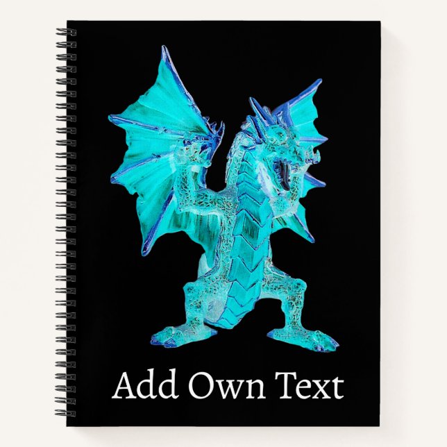 Cuaderno Serpiente de Ember Océano Bestia Alada Arte del Re (Anverso)