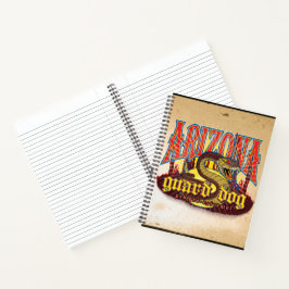 Cuaderno Serpiente de Perro de la Guardia de Arizona