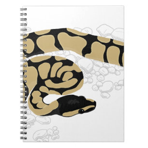 Cuaderno Serpiente del pitón de la bola