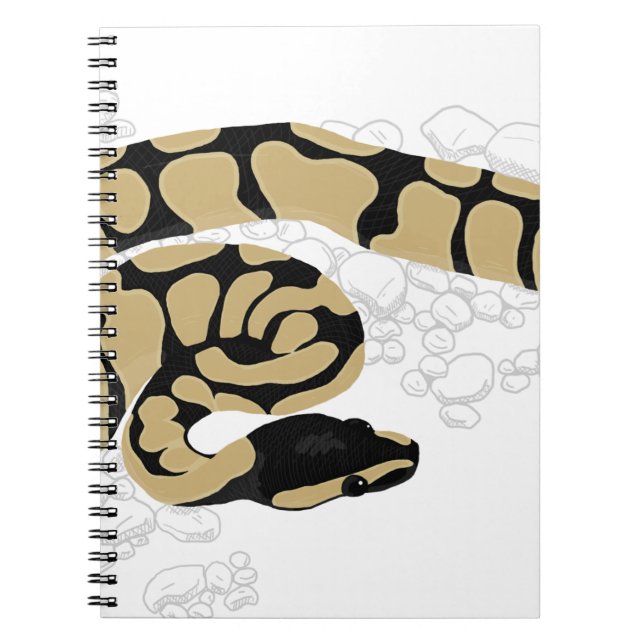Cuaderno Serpiente del pitón de la bola (Frente)