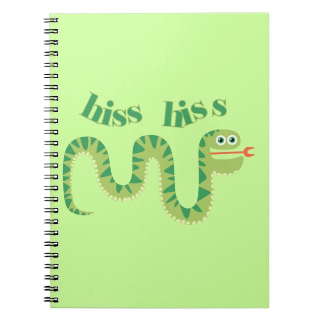 Cuaderno Serpiente del silbido del silbido (Frente)