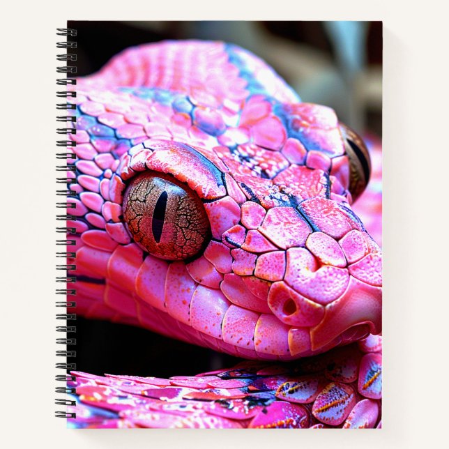 Cuaderno Serpiente rosa (Anverso)