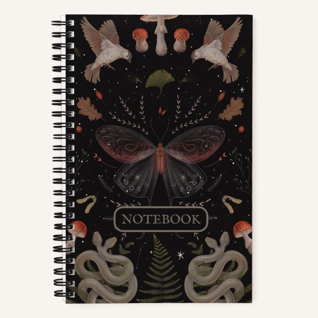 Cuaderno Serpientes de champiñones para hongos mágicos de C (Anverso)