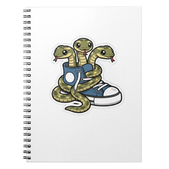 Cuaderno Serpientes en zapatos (Frente)