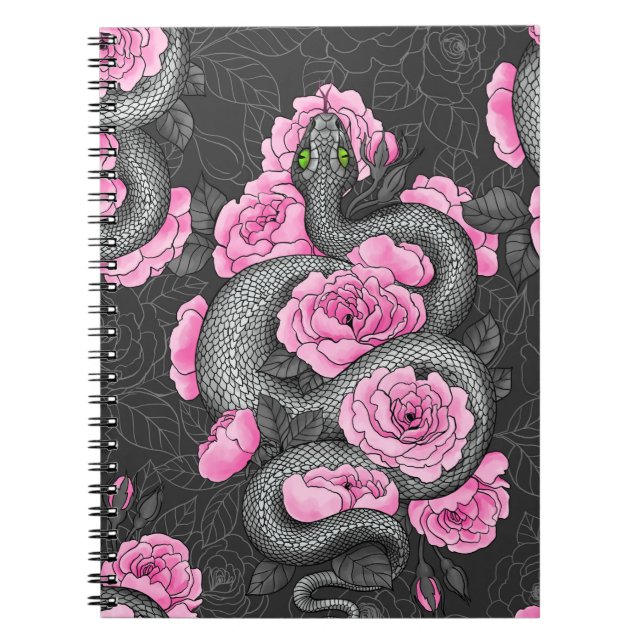 Cuaderno Serpientes y rosas rosas rosas (Frente)