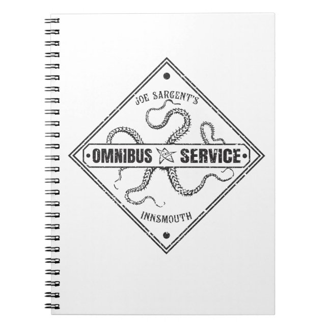 Cuaderno Servicio de autobuses Innsmouth Joe Sargent (Frente)