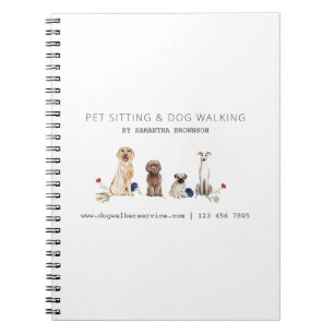 Cuaderno Servicios de Cuidado de Mascotas y Paseo de Perros