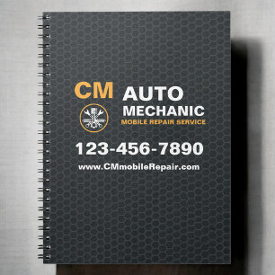 Cuaderno Servicios de reparación de automóviles de mecánico