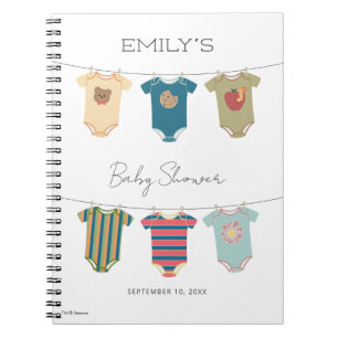 Cuaderno Sesame Pals Bodysuit Baby Shower