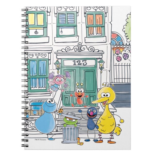 Cuaderno Sesame Pals Doodley Graphic (Frente)