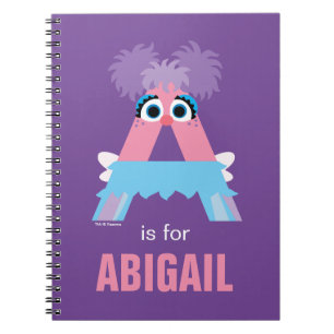 Cuaderno Sesame Street   A es de Abby