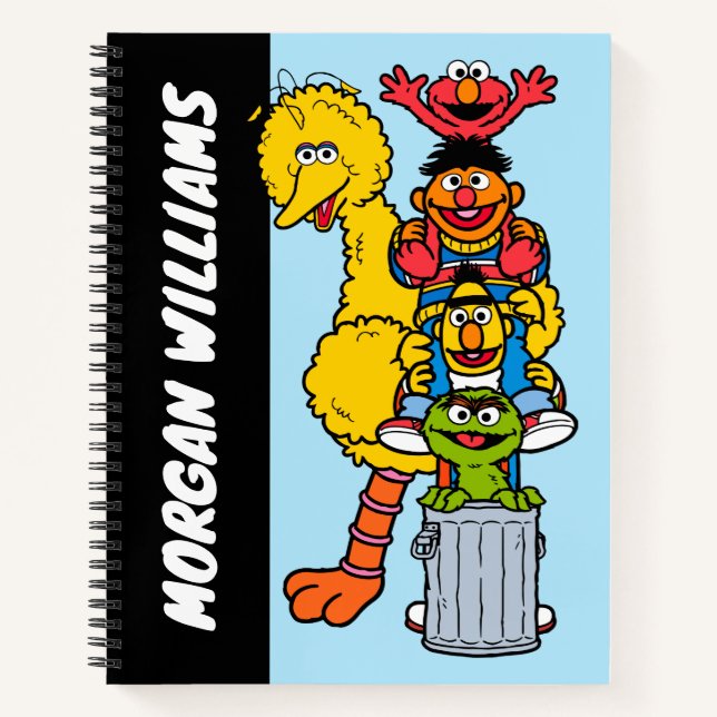 Cuaderno Sesame Street | Agrega tu nombre (Anverso)