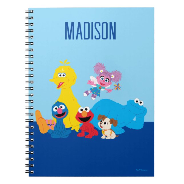 Cuaderno Sesame Street | Amigos Coloridos de Sesame Street (Frente)
