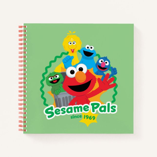 Cuaderno Sesame Street | Amigos de Sesame desde 1969 (Anverso)