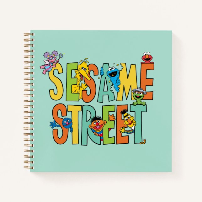 Cuaderno Sesame Street | Amigos de Sesame Street (Anverso)