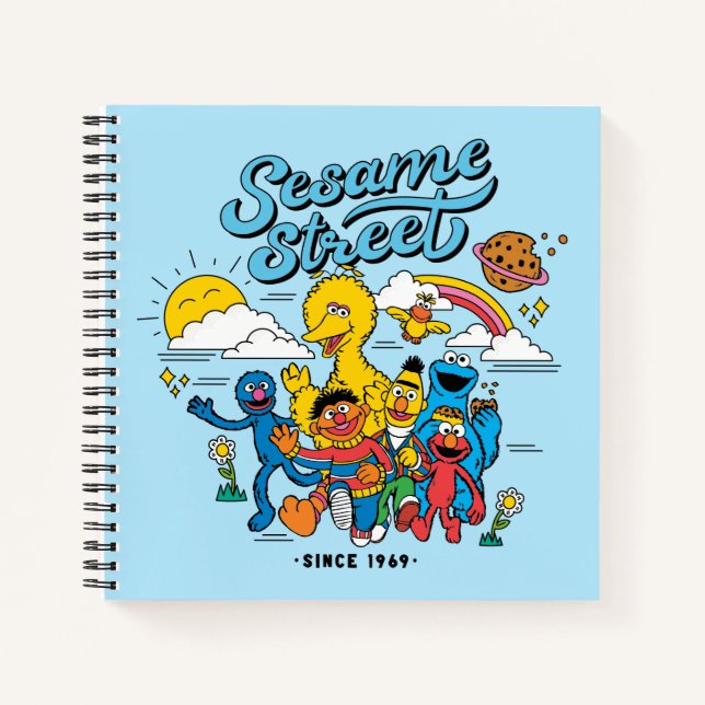Cuaderno Sesame Street | Amigos desde 1969 (Anverso)