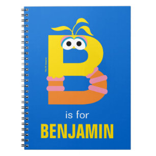 Cuaderno Sesame Street   B es de Big Bird