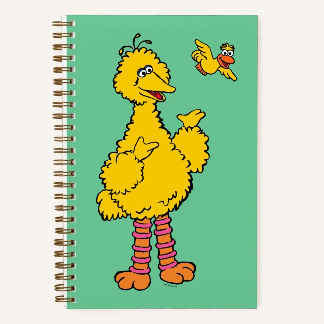 Cuaderno Sesame Street | Big Bird & Little Bird (Anverso)