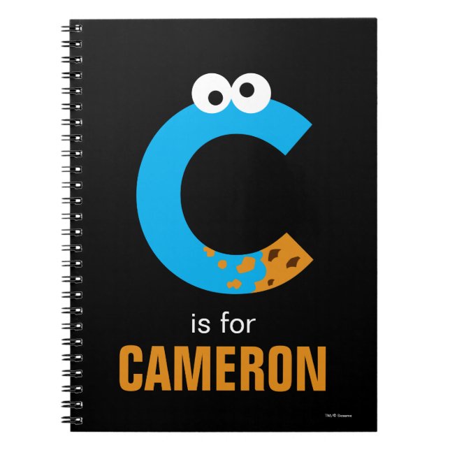 Cuaderno Sesame Street | C is for Cookie Monster (Frente)