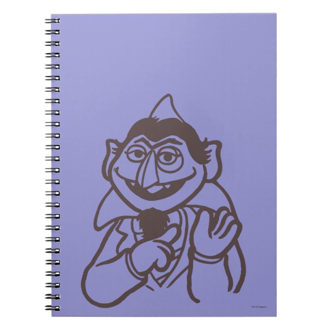 Cuaderno Sesame Street | Conde von Count Brillante (Frente)