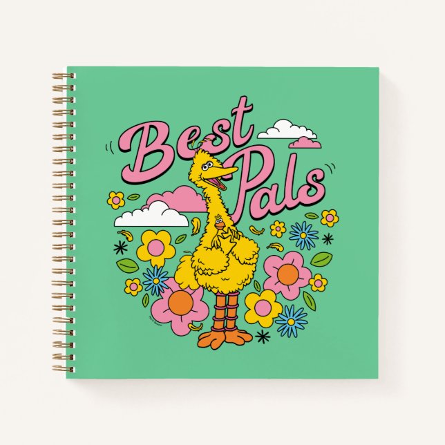 Cuaderno Sesame Street | Mejores amigos pájaro amarillo (Anverso)
