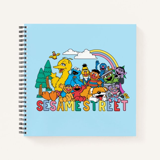 Cuaderno Sesame Street | Ola de Arcoíris (Anverso)