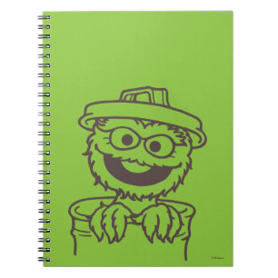 Cuaderno Sesame Street   Oscar el Gruñón Brillante