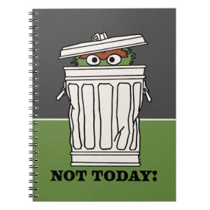 Cuaderno Sesame Street Oscar el Gruñón ¡Hoy no!