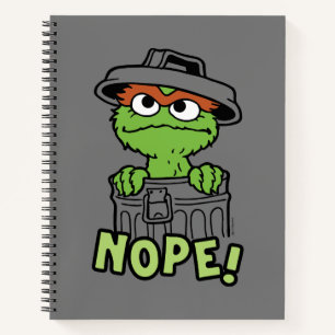 Cuaderno Sesame Street Oscar el Gruñón ¡No!