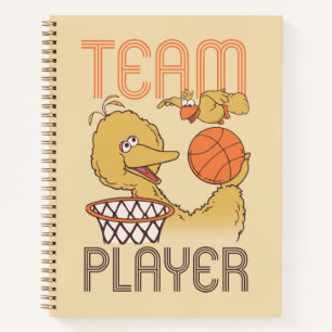 Cuaderno Sesame Street Pájaro Pájaro Jugador de Equipo