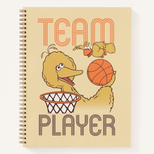 Cuaderno Sesame Street | Pájaro Pájaro Jugador de Equipo (Anverso)