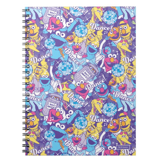 Cuaderno Sesame Street | Patrón de baile genial (Frente)