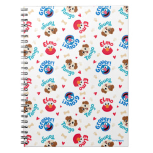 Cuaderno Sesame Street   Patrón de Tango, Elmo y Grover
