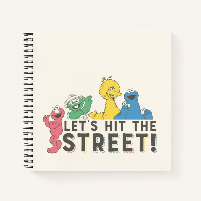 Cuaderno Sesame Street | ¡Vamos a la calle! (Anverso)
