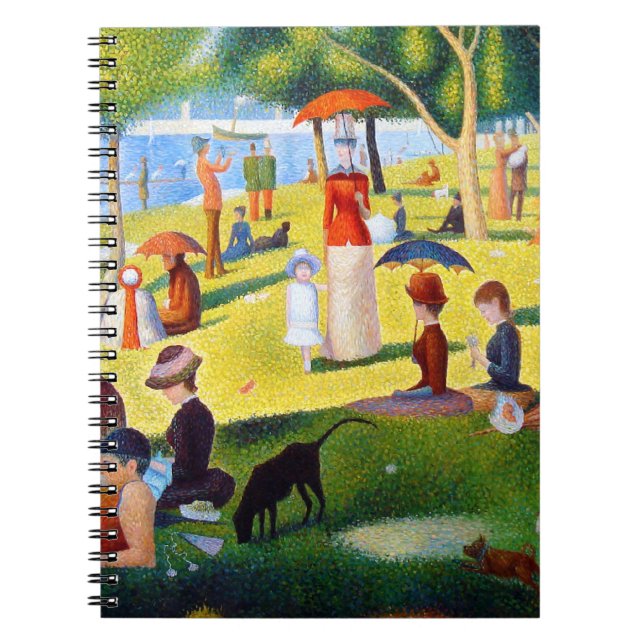 Cuaderno Seurat: Un domingo en el La grande Jatte (Frente)