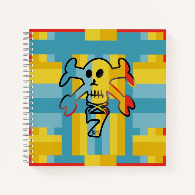 CUADERNO SEVEN SKULL BY MASANSER PIXELAT (Anverso)