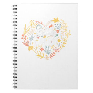 Cuaderno Sexto Grado De Corazón Floral De Vuelta A La Escue