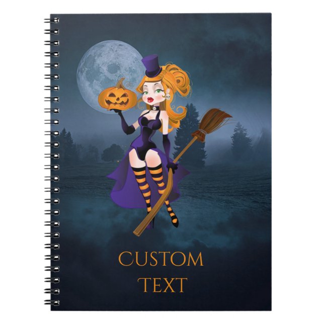 Cuaderno Sexy Witch en la luz de la luna (Frente)