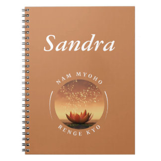 Cuaderno SGI Buddhist Lotus y NMRK