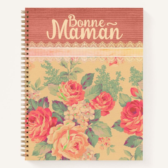 Cuaderno Shabby Chic Abuela Bonne-Maman (Anverso)